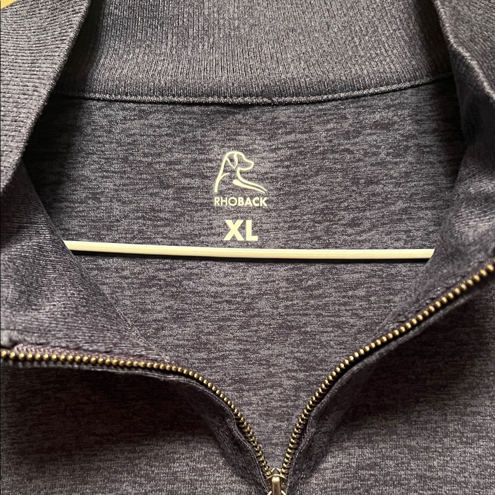 Rhoback NWT! Heather Pace Pullover Annapolis Blue XL